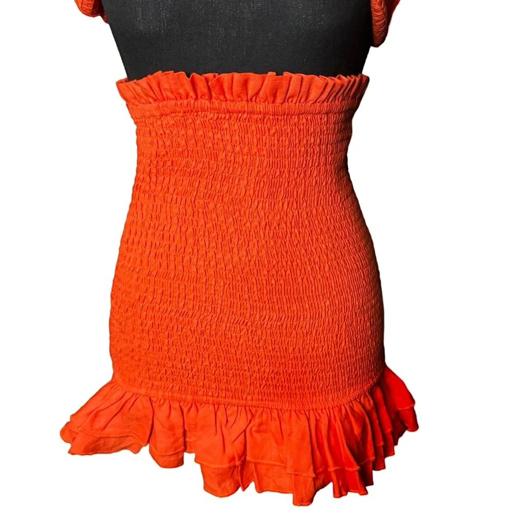 OLIVACEOUS NWT / Two Piece Top‎ and Skirt / Ruffle Details/ L - Picture 6 of 8